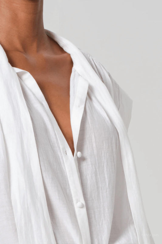 Citizens Of Humanity - Penny Blouse With Neck Tie