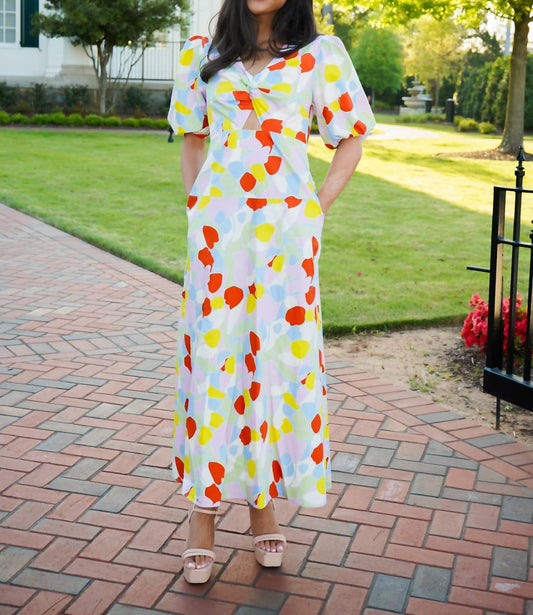 Karlie - Mosaic Knot Keyhole Dress