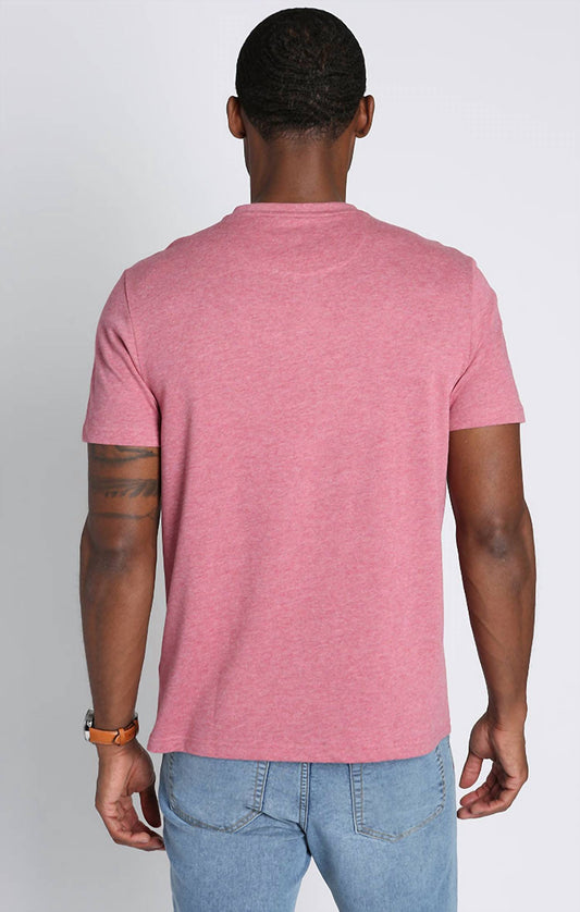 Jachs New York - Cotton Modal Short Sleeve Henley Tee