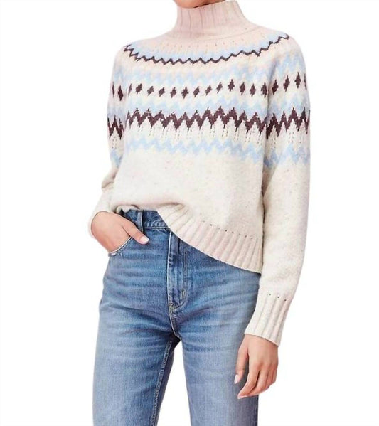 Rebecca Taylor - Cozy Wool Fairisle High Neck Pullover