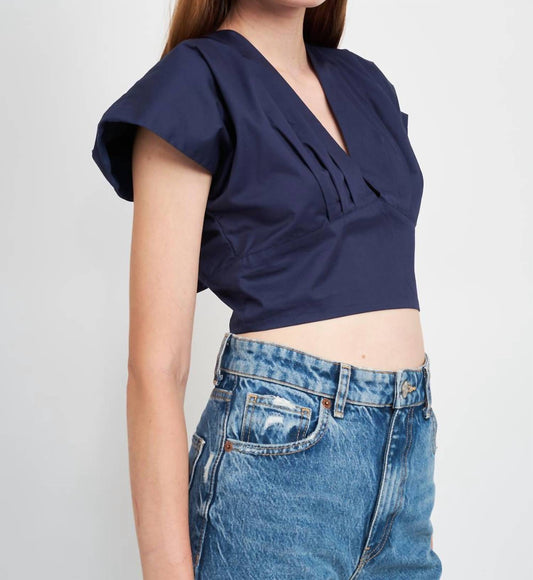 En Saison - Avery Poplin Top