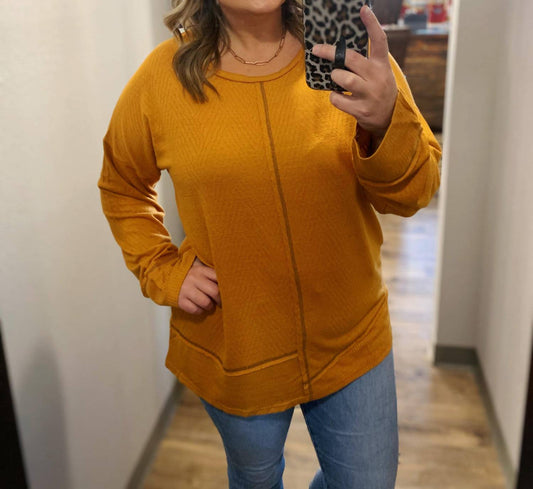 Gigio - Soft Knit Long Sleeve Top