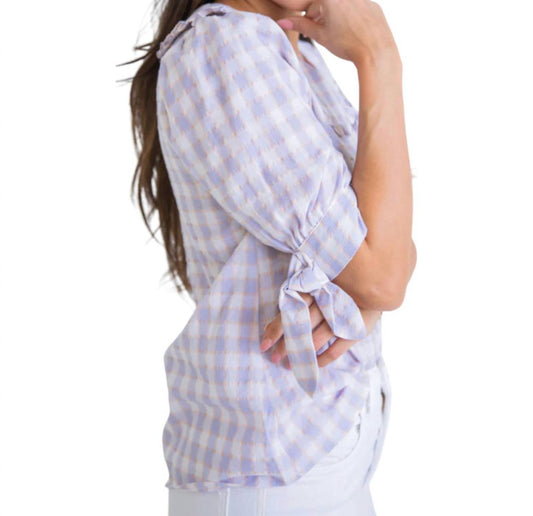 Karlie - COLLAR VINTAGE RUFFLE TOP