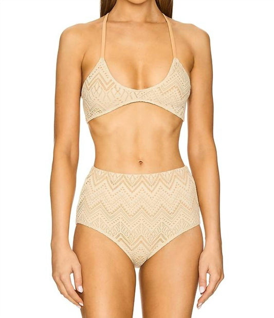 Free People - Crochet Misty Crop Bikini Top