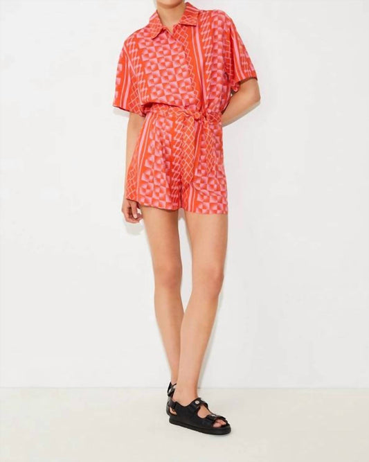 Suncoo - Loose Fit Printed Shorts