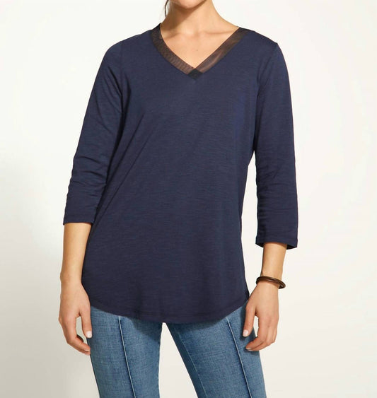 Fdj - Mesh V-neck Top