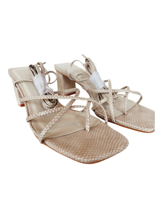 Billini - Women's Strappy Python Heel Sandal