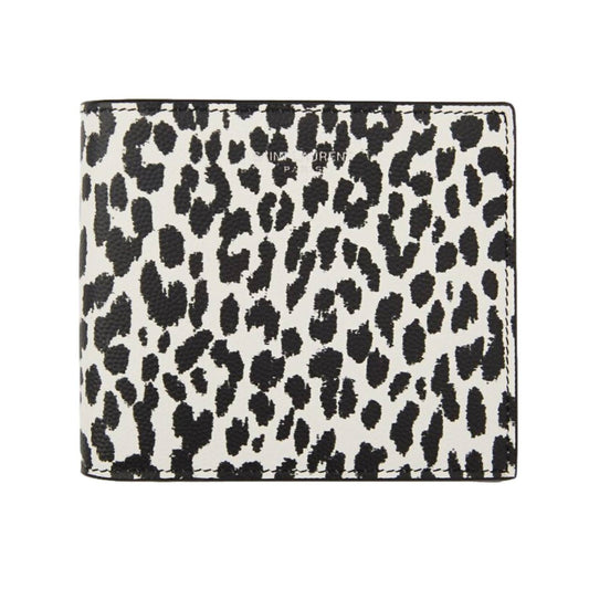 Saint Laurent - Women's Babycat Leopard Leather Bifold Wallet