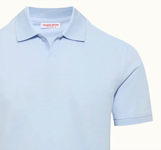 Orlebar Brown - Men's Maranon Waffle-knit Cotton Polo Shirt