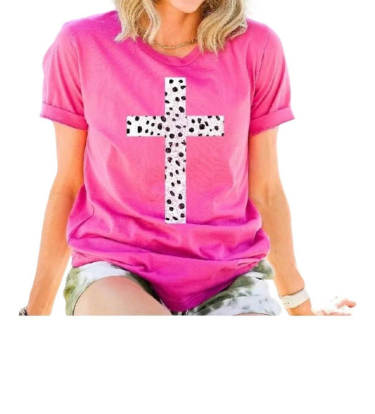 She Shed - Spotted Cross Tee