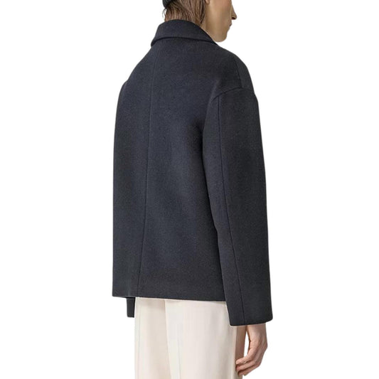 Forte Forte - Mixed Cashmere Velour Cloth Peacoat