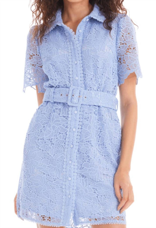 Allison New York - Ruthie Short Sleeve Shirt Dress