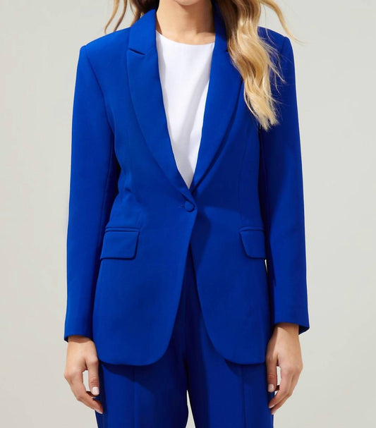 Sugarlips - CHELSEA FITTED NOTCH LAPEL BLAZER