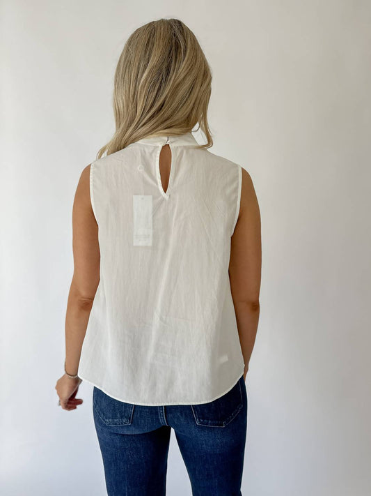 Sage The Label - Women's Marie Mock Neck Tank Top