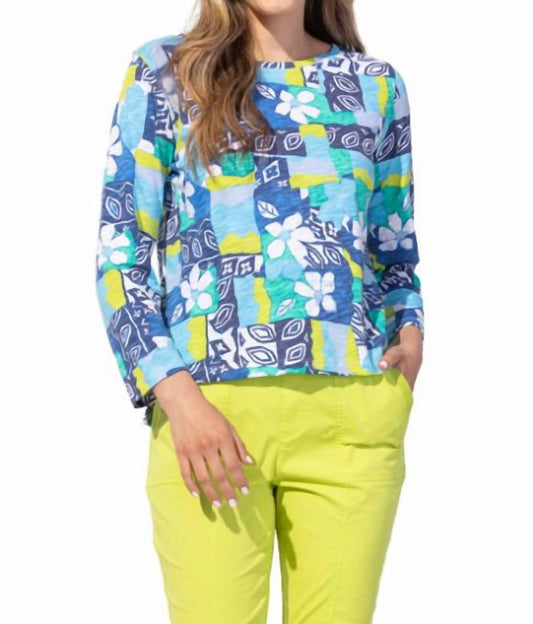 Habitat - Island Hand Block Cotton Boxy Tee