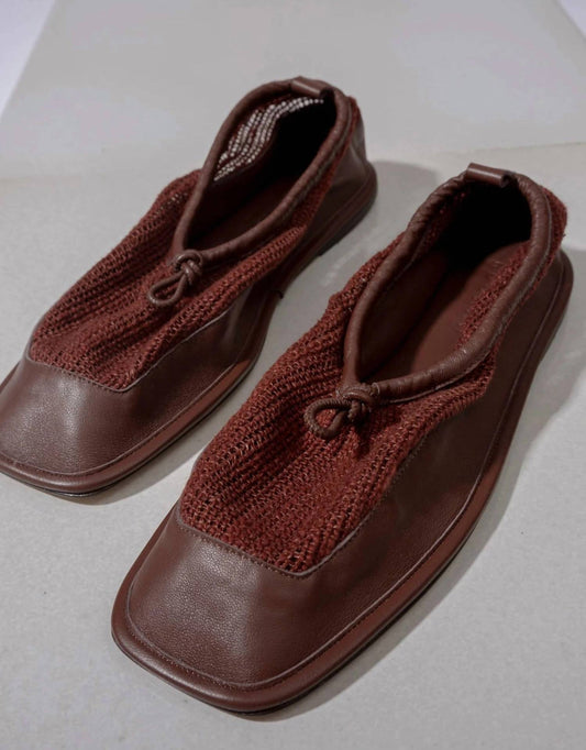 Hereu - Women's Woven Knit Flats