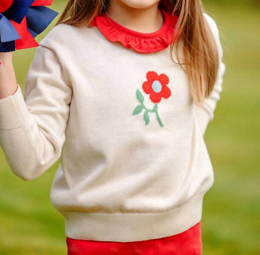The Beaufort Bonnet Company - Girl's Isabelle's Intarsia Sweater