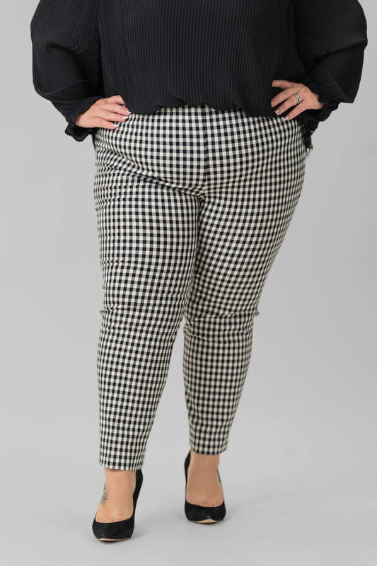 Karen Kane - Straight Leg Piper Pants - Plus