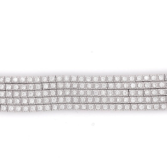 Gregg Ruth - Women's Five Row Tennis Diamond Bracelet