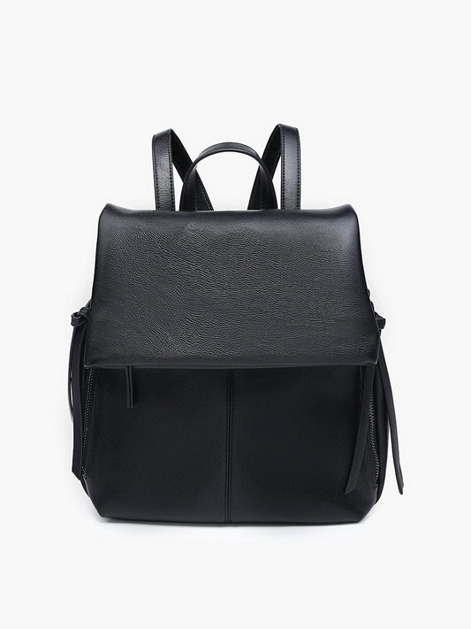 Jen & Co. - Women's Adley Foldover Pocket Backpack