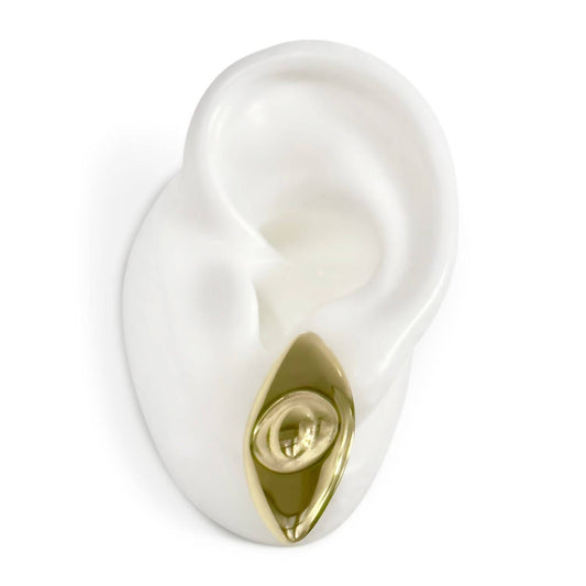 Jagged Halo Jewelry - Women's Athena Evil Eye Stud Earrings