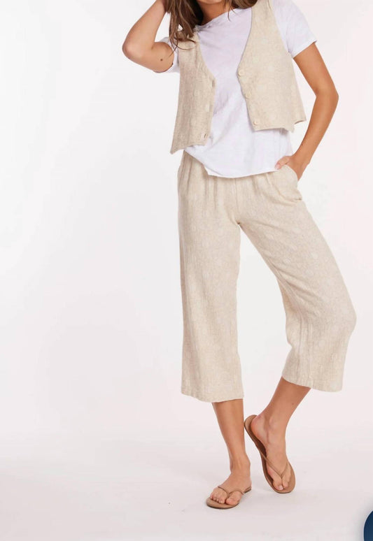 Mododoc - Cropped wide leg pants