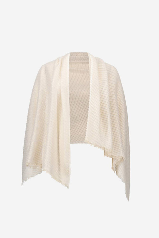 Joseph Ribkoff - Woven Pleated Rectangular Scarf