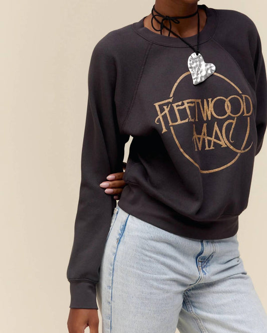 Daydreamer - Fleetwood Mac Circle Logo Raglan Crewneck Sweater