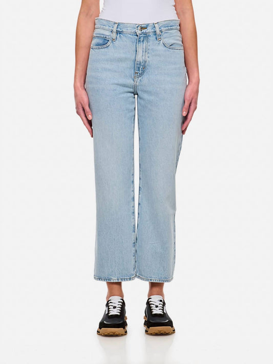 Frame - Le Jane Crop High Rise Straight Jeans