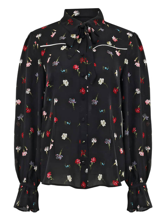 Cinq A Sept - Tumbling Carnations Kelela Top