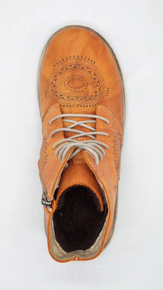 Kcr Group - Women's Timeless Fleece-Lined Zip-Up Leather Boots