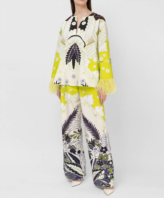 Valentino - Tropical World Arazzo Printed Pants