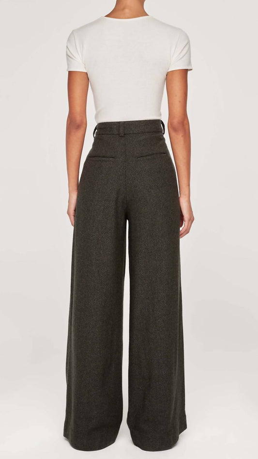 Dl1961 - Women'S - Denim Hepburn Wide Leg High Rise Pleated Pants