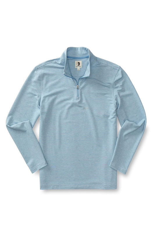 Duck Head - Wakeman Stripe Performance 1/4 Zip Shirt