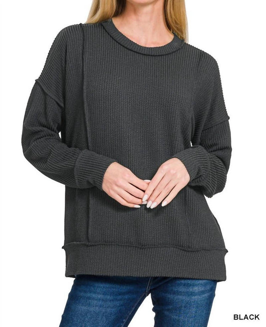 Zenana - Mia Corded Pullover