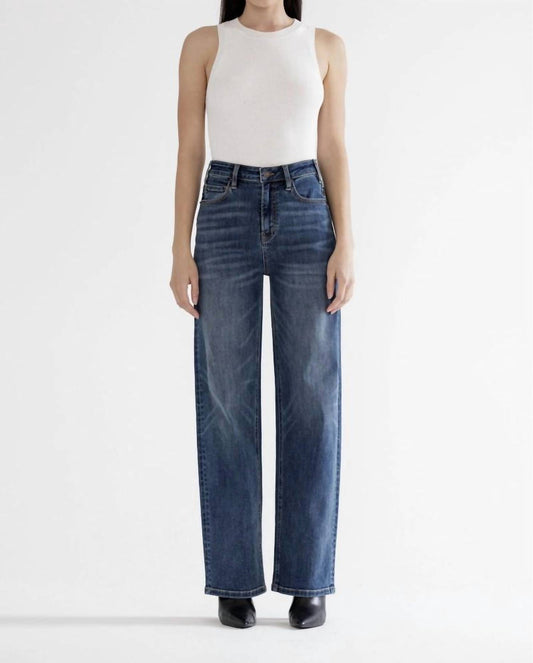 Mica Denim - Netty Super High Straight Leg Jeans