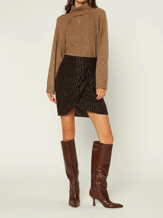 Zig Zag Shimmer Skirt