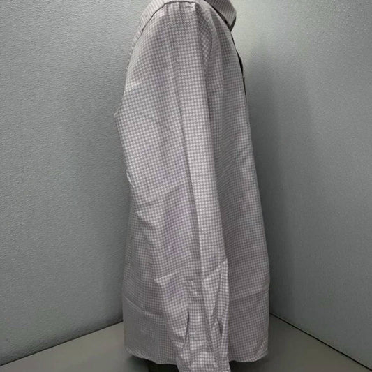 Eton - Men’s Twill Checkered Long-sleeve Shirt