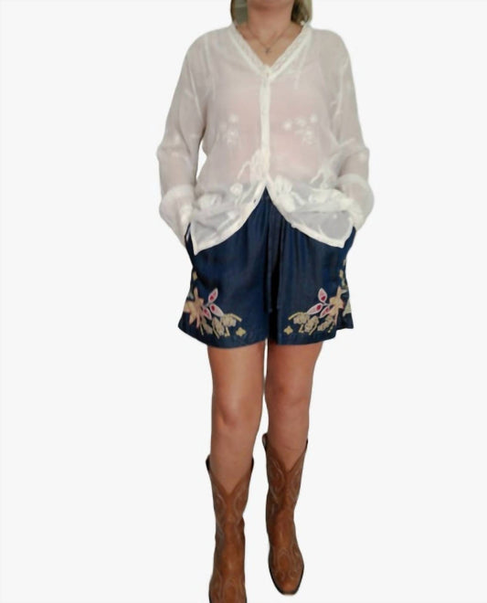 Johnny Was - SARAI DRAWSTRING SHORT