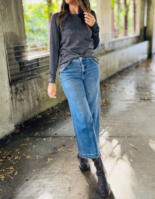 Pure Amici - Crew Neck W/lurex