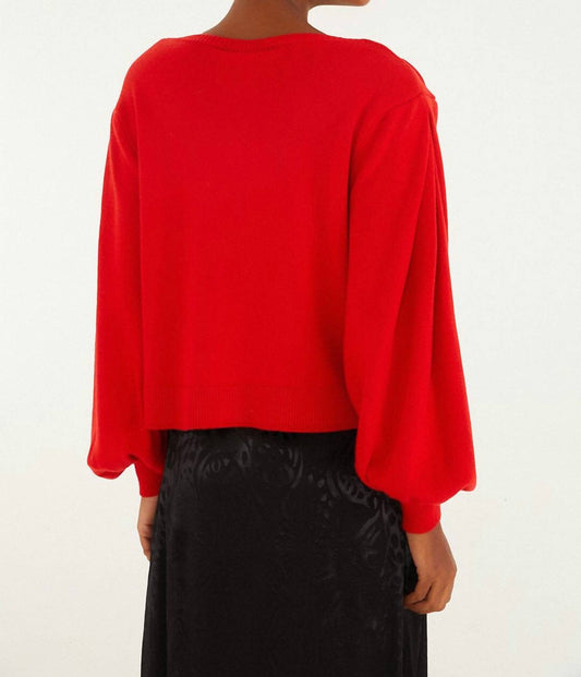 Farm Rio - Heartful Knit Long Sleeve Cardigan