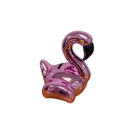 Creative Gifts International - Ceramic Flamingo Bank