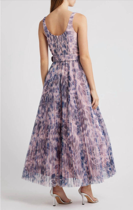 Hutch - Pleated Sleeveless Fit & Flare Cocktail Dress