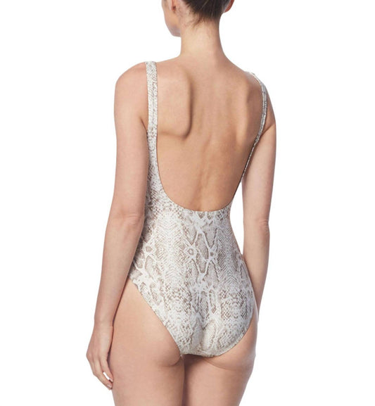 Carmen Marc Valvo - Classic Zipper One Piece Swimsuit