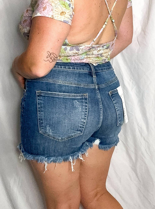 Risen - High Rise Denim Short