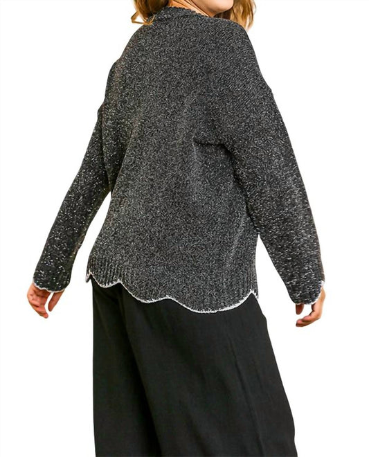 Umgee - Zig Zag Pullover Sweater