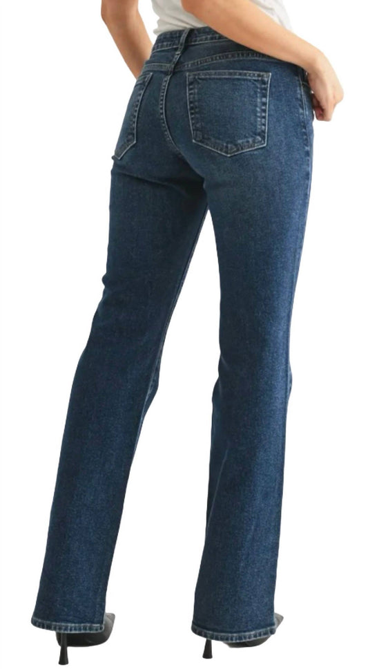 Just Black Denim - Low Rise Slim Bootcut Jeans