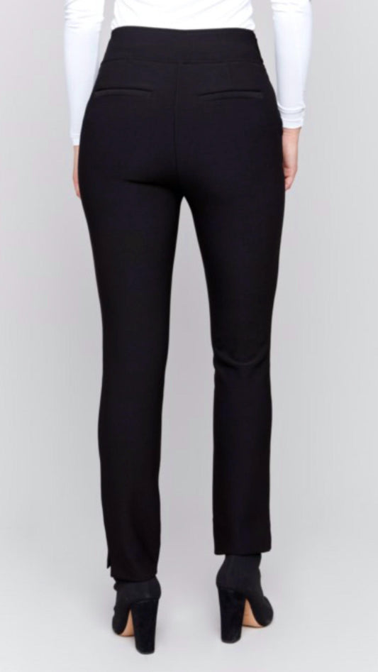 Charlie B - Crepe Slim Fit Dress Pant