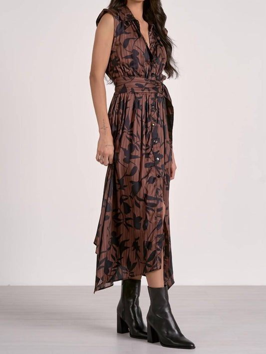 Elan - Foliage Printed Dress