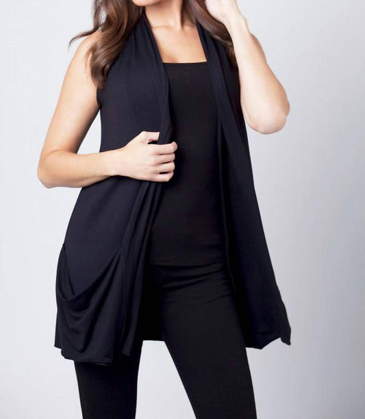 Angel Apparel - Draped Pocket Vest